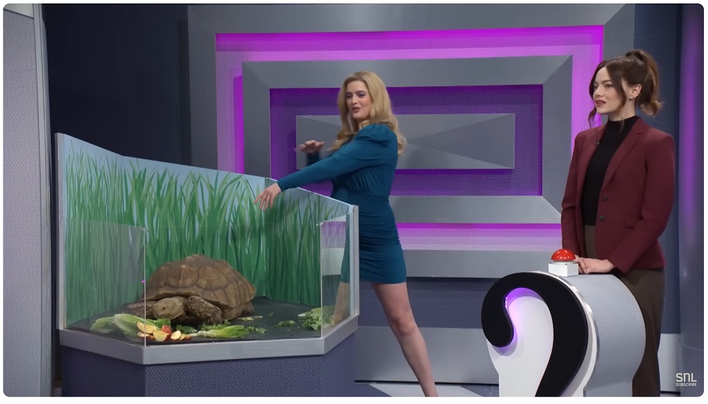 Emma Stone wins Speedy on SNL